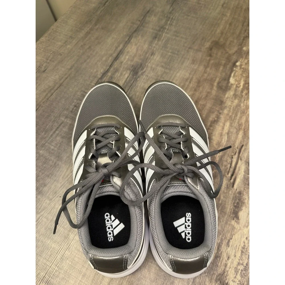 Adidas Tech Response 2.0 Mens Spiked Golf Shoes Grey White EE9123 Size 10.5